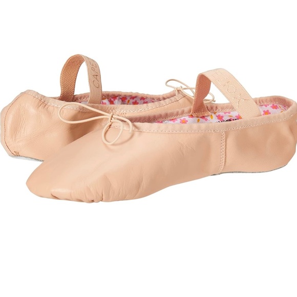 New Capezio Daisy Pink Leather Ballet Shoes Little Girl Sz 10 Narrow - Picture 2 of 6